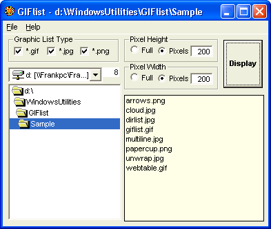 GIFlist Screenshot